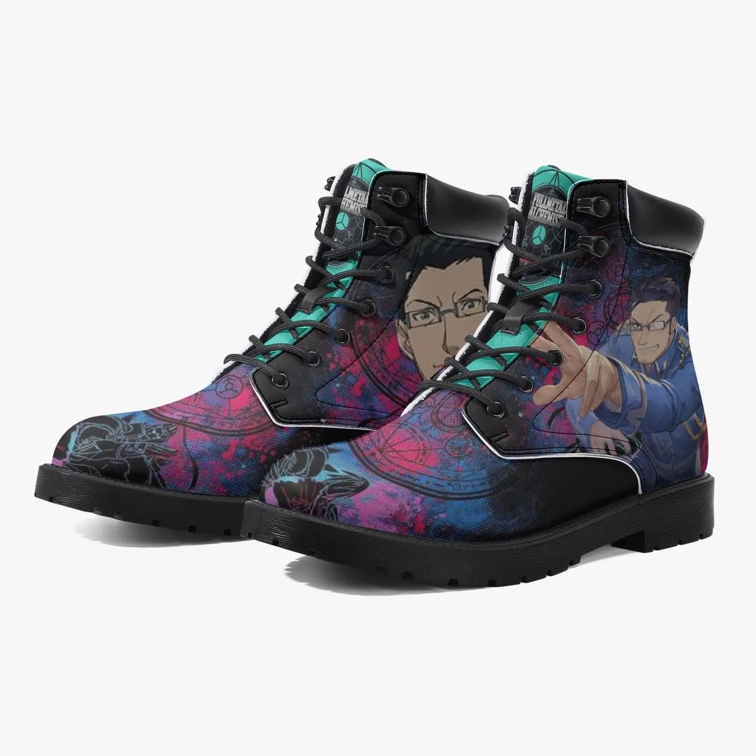 Fullmetal Alchemist Maes All Season Boots Anime Shoes