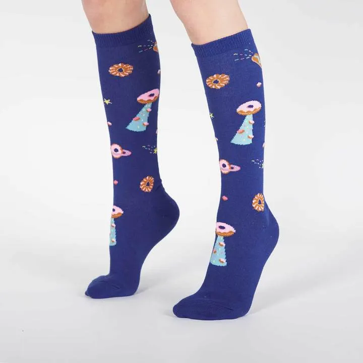 Glazed Galaxy Kid's Knee High Socks