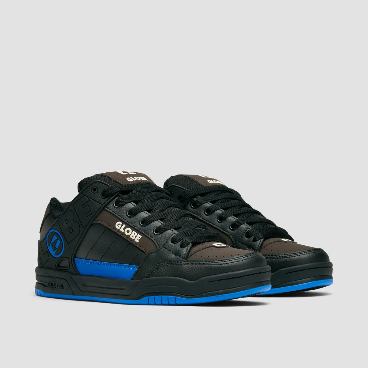 Globe Tilt Shoes - Black/Tan/Cobalt