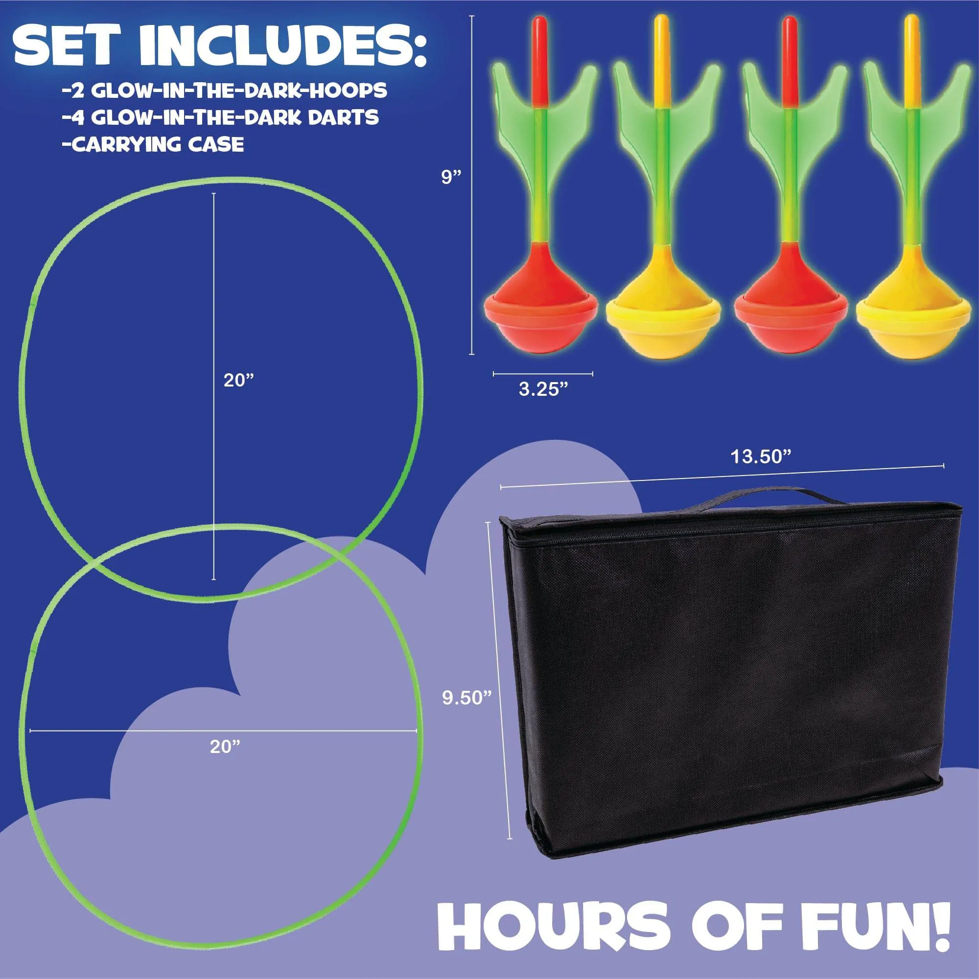 Glow in the Dark - Lawn Darts