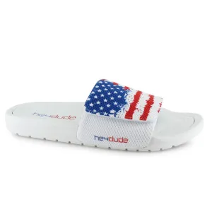 'Hey Dude' Men's Phoenix Sox Slide Sandal - Flag