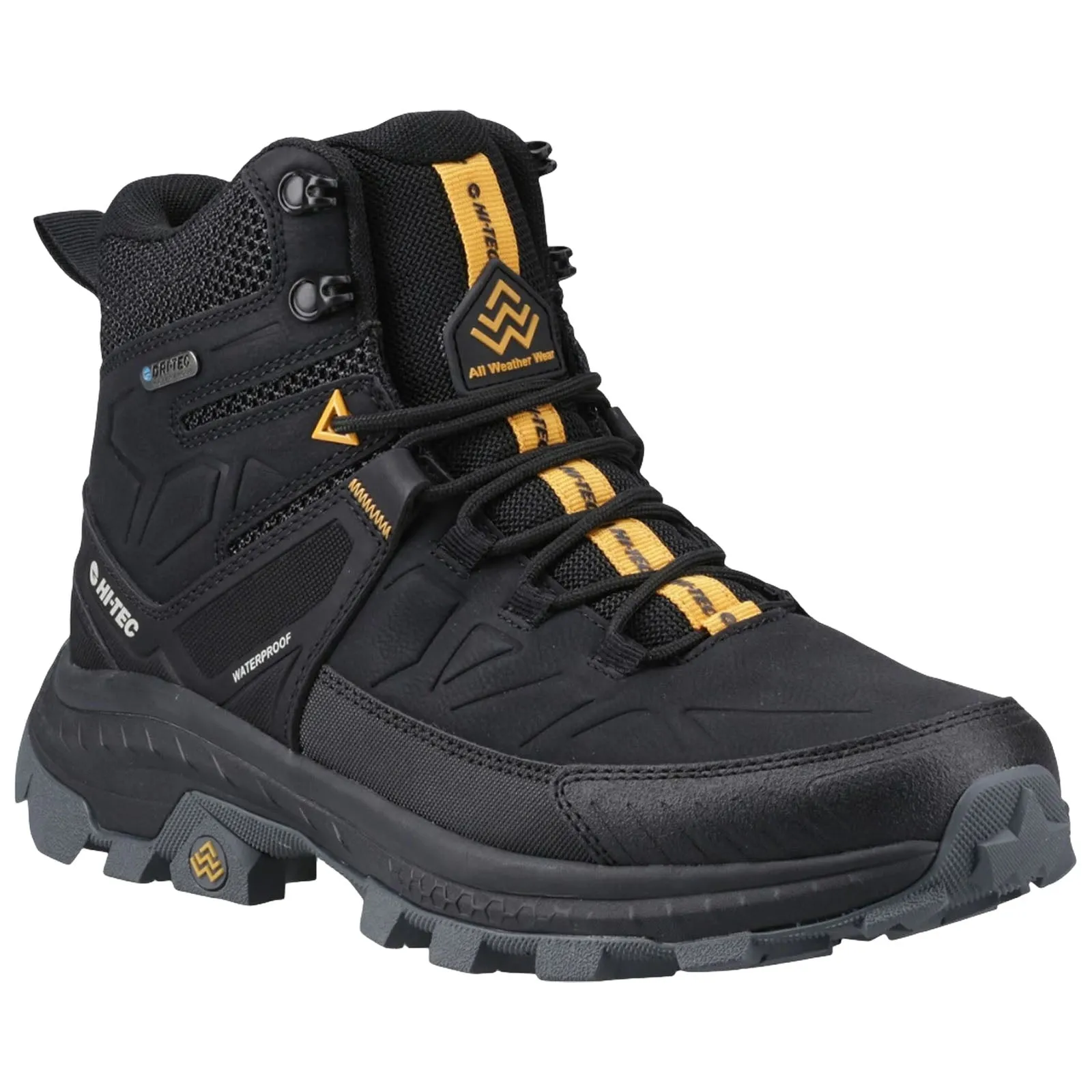 Hi-Tec Mens All Weather Wear Rainier Hiking Boots