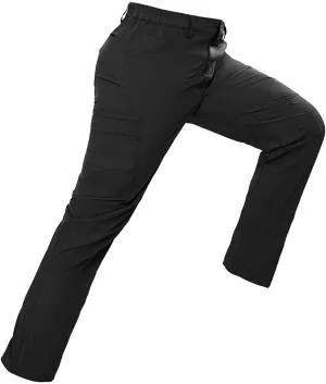 Hiauspor Herren Wanderhose Trekkinghose Loose Fit Leichte elastische Stretch Sporthose Freizeithose Sommer Männer Outdoor Arbeitshose Camping Felsklettern Casual