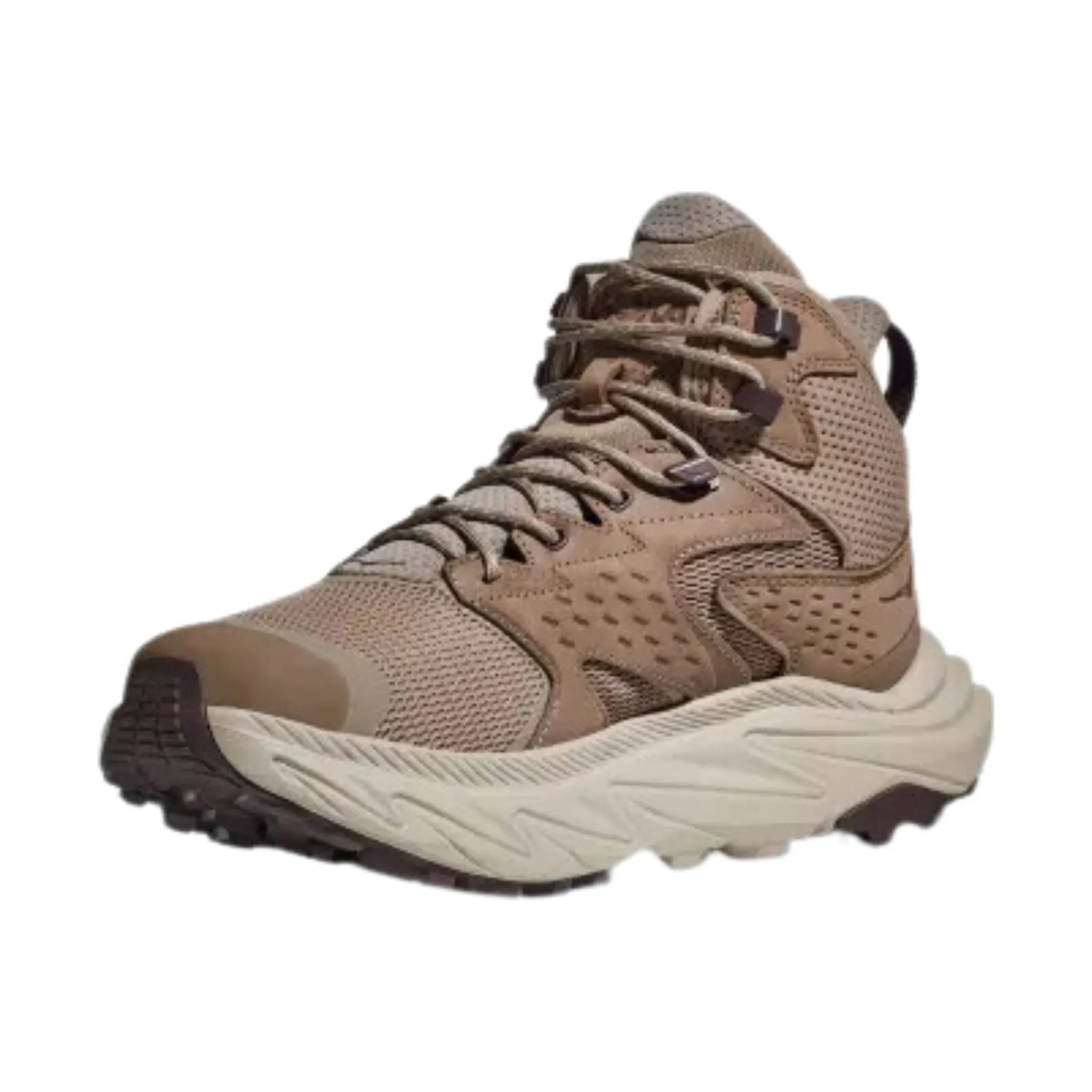 HOKA Men's Anacapa 2 Mid GTX Hiking Shoes - Dune/ Oxford Tan