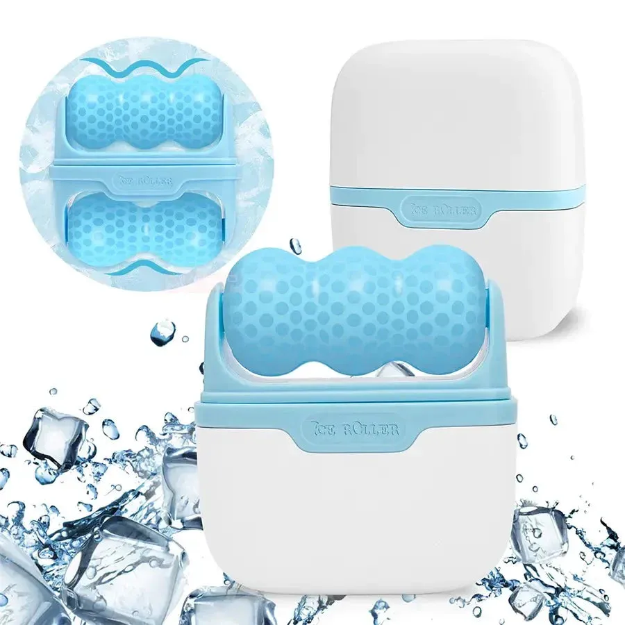 Ice Roller Wavy Skin Relax Tightening Massager With Protective Box