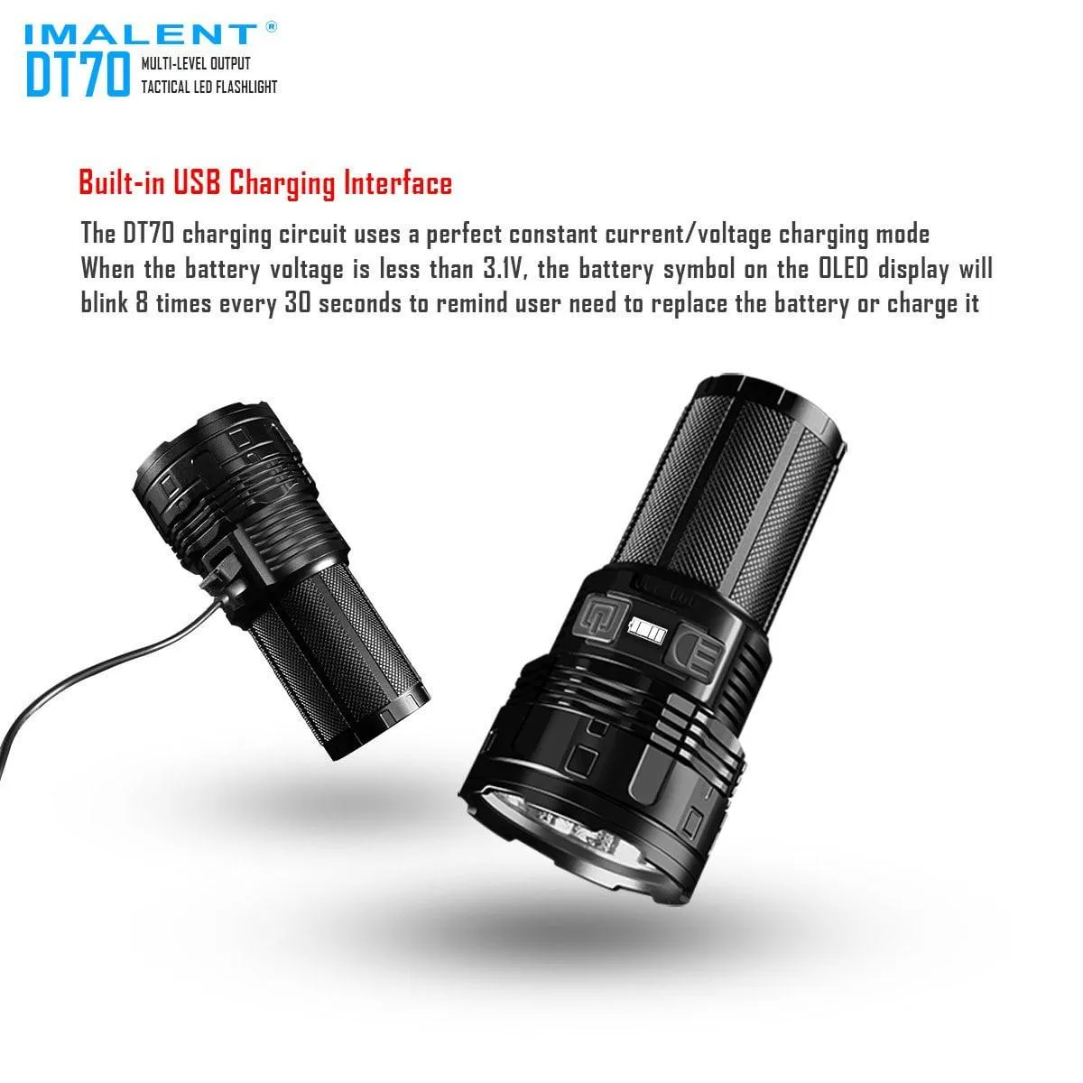 IMALENT DT70 LED Flashlight