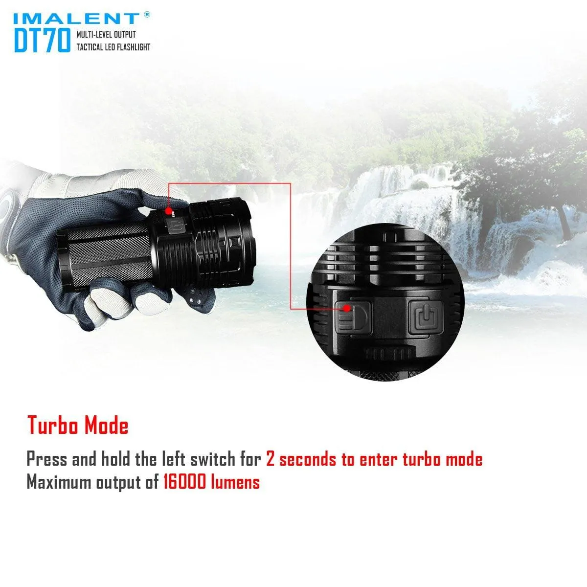 IMALENT DT70 LED Flashlight