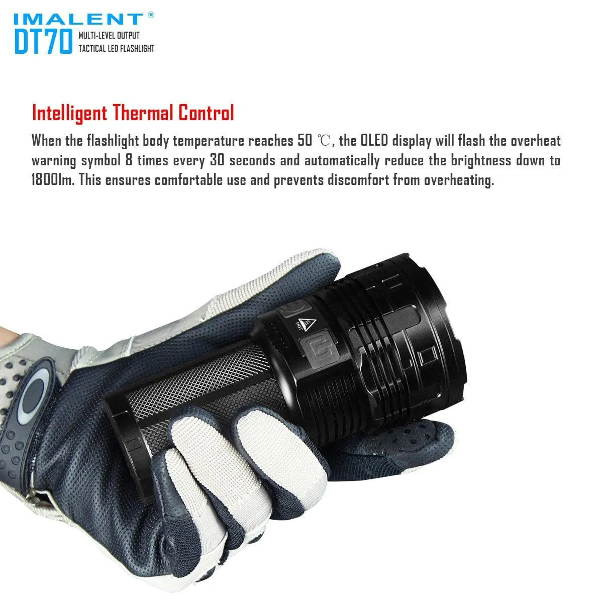 IMALENT DT70 LED Flashlight