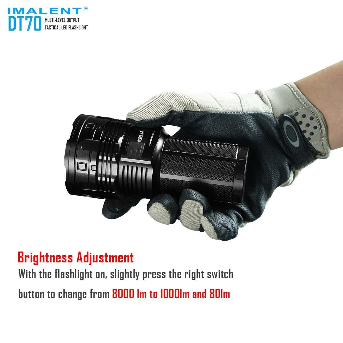 IMALENT DT70 LED Flashlight