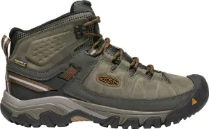 'Keen Outdoor' Men's Targhee III WP Mid Hiker - Black Olive / Golden Brown (Wide)