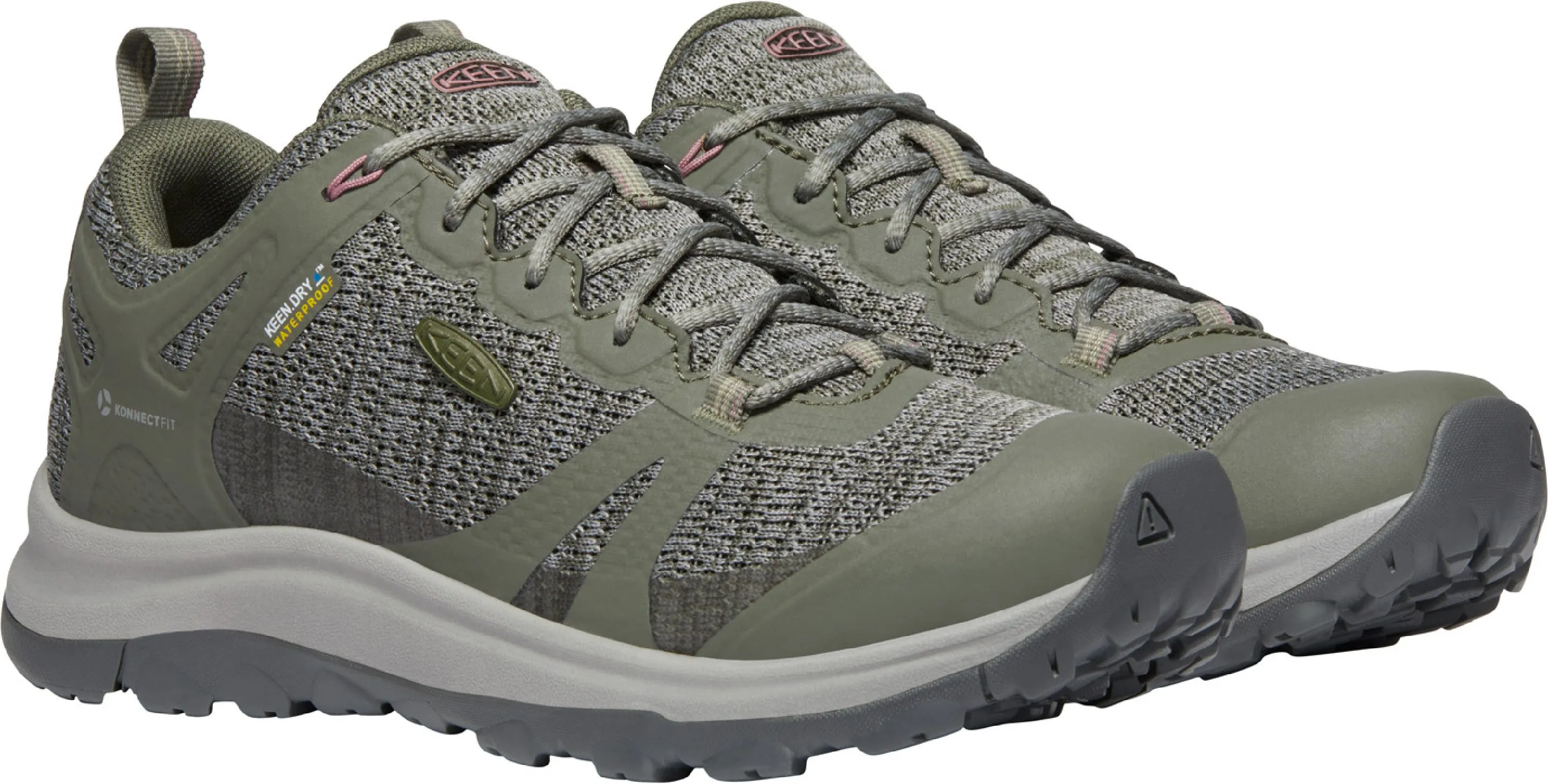 'Keen Outdoor' Women's Terradora II WP Low Hiker - Dusty Olive / Nostalgia Rose