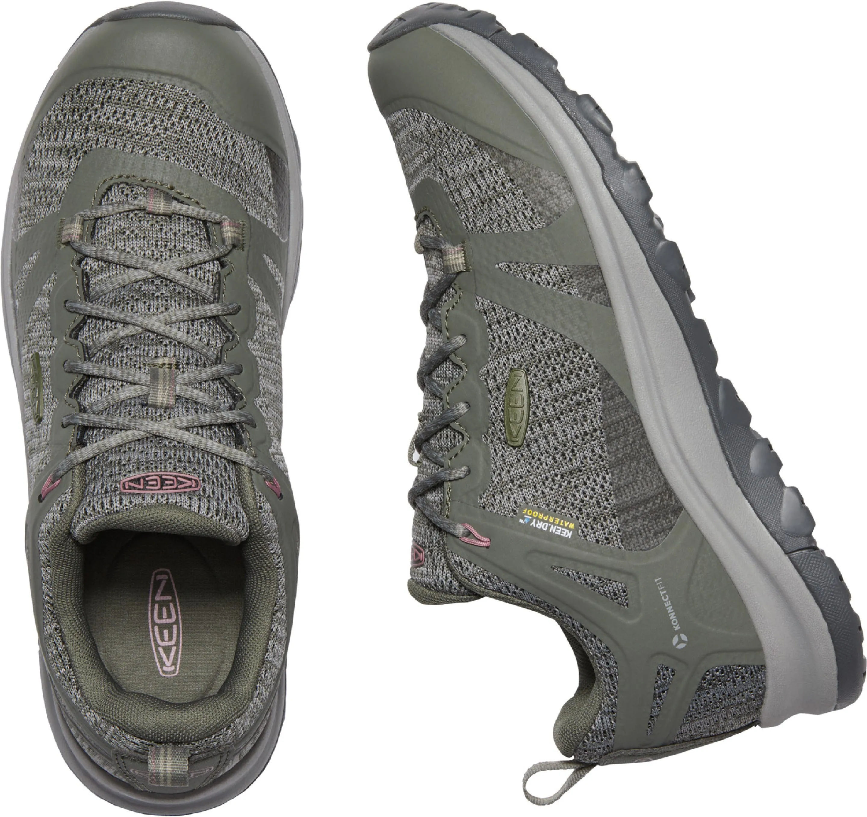 'Keen Outdoor' Women's Terradora II WP Low Hiker - Dusty Olive / Nostalgia Rose