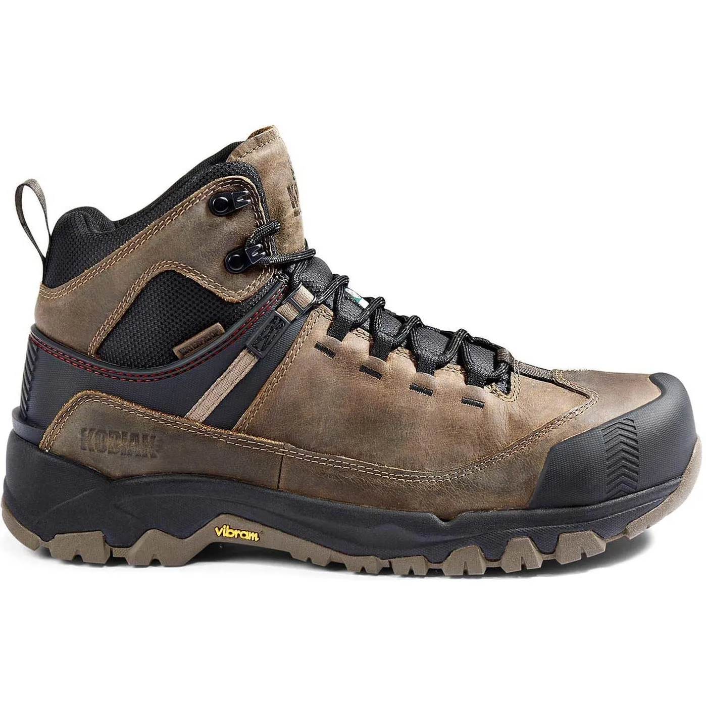 Kodiak Men's Quest Bound Comp Toe WP Hiker Work Boot -Fossil- 4TELFS