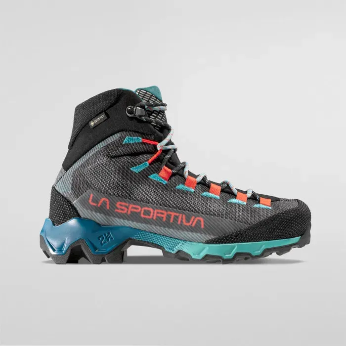 La Sportiva Aequilibrium Hike GTX Womens Hiking Boot - Carbon/Everglade