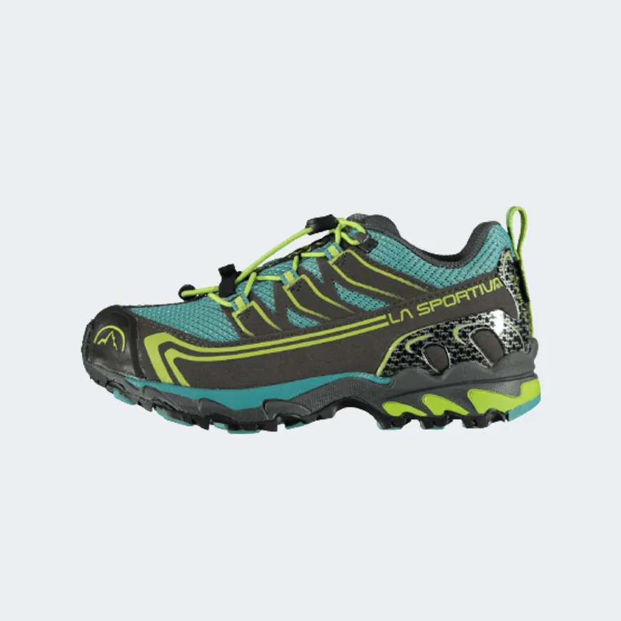 La Sportiva Falkon Low Gtx Kids Hiking Shoes Blue/Lime