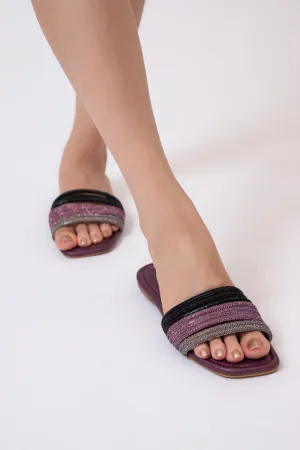 Lugano Flats Dark Magenta