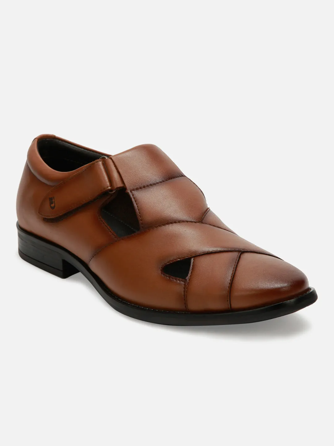 Men's Tan Peshawari Formal Slip On Sandal (ID4091)