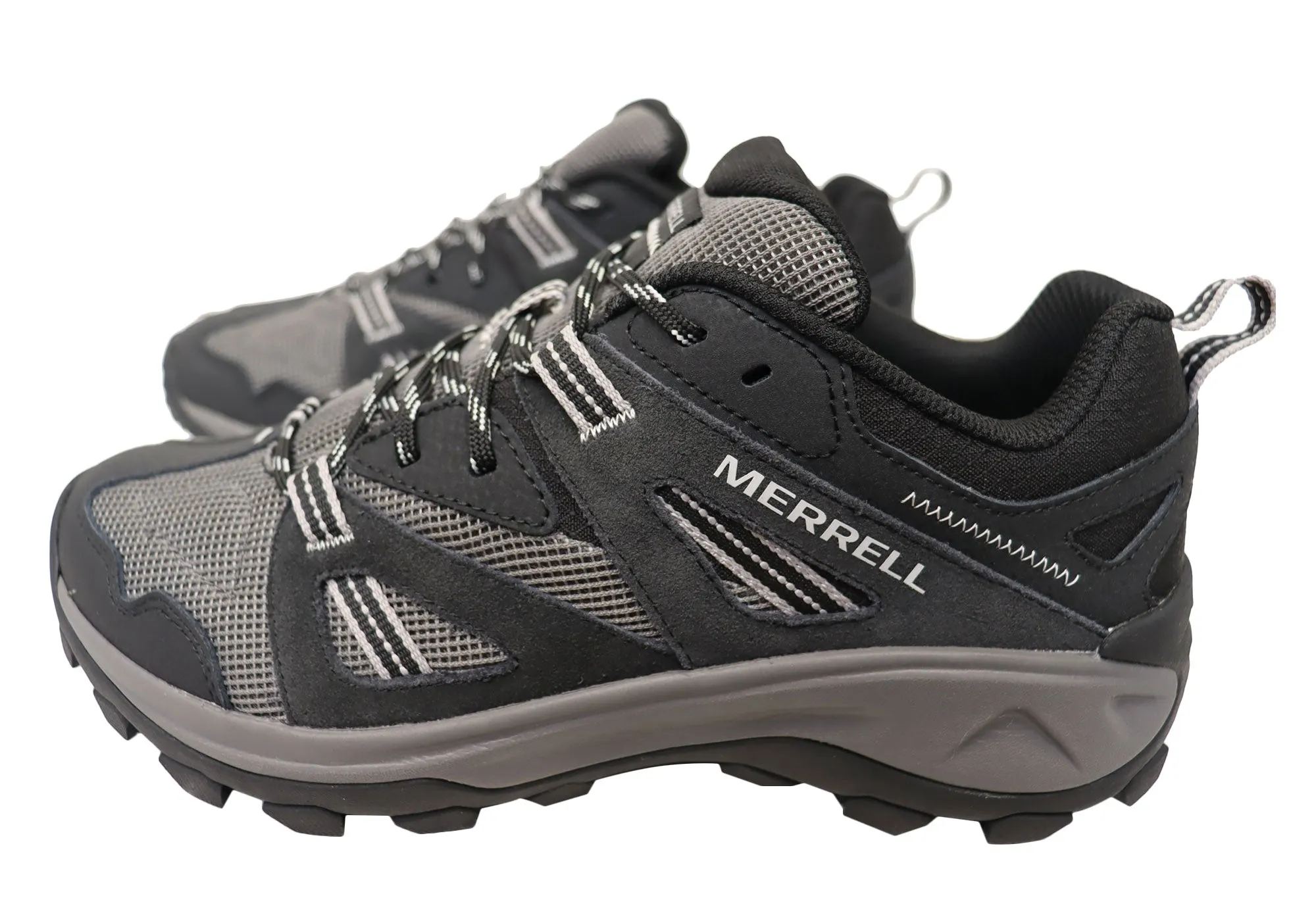 Merrell Mens Deverta 3 Comfortable Leather Hiking Shoes