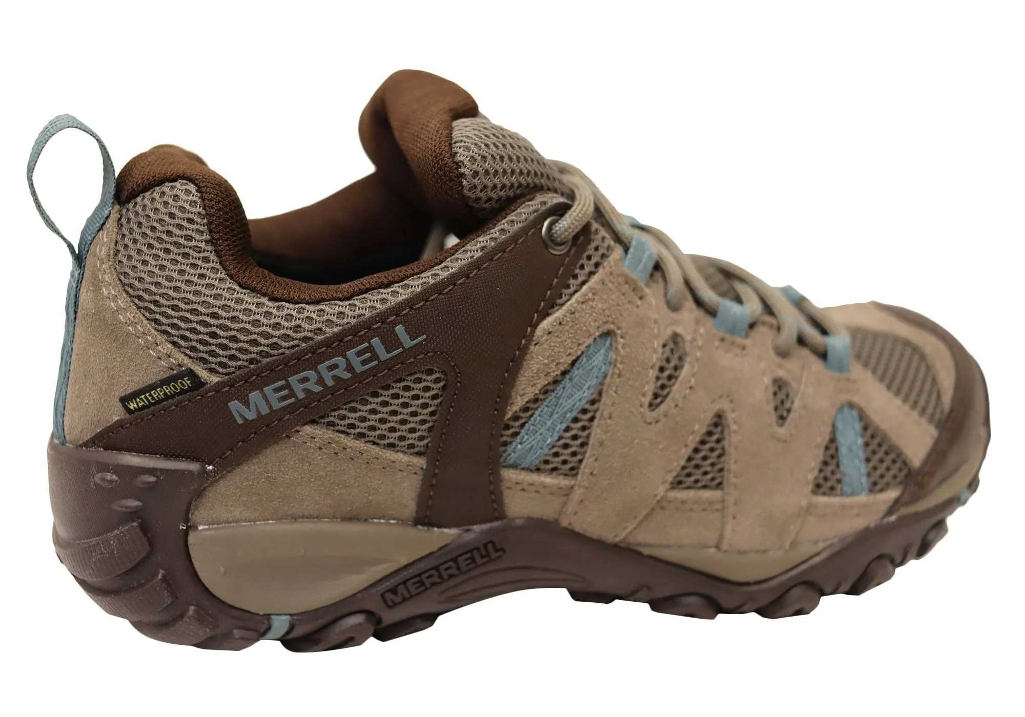 Merrell Womens Deverta 2 Waterproof Comfortable Leather Hiking Shoes