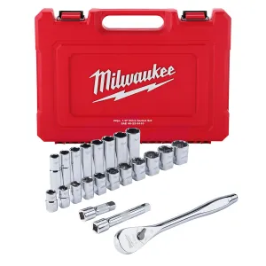 Milwaukee 48-22-9410 22 pc 1/2" Socket Wrench Set – SAE