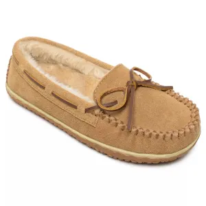 'Minnetonka' Women's Tilia Pile Lined Moc Slipper - Cinnamon