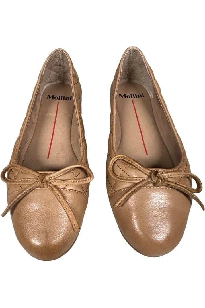 MOLLINI BELIE BALLET FLAT - DK TAN