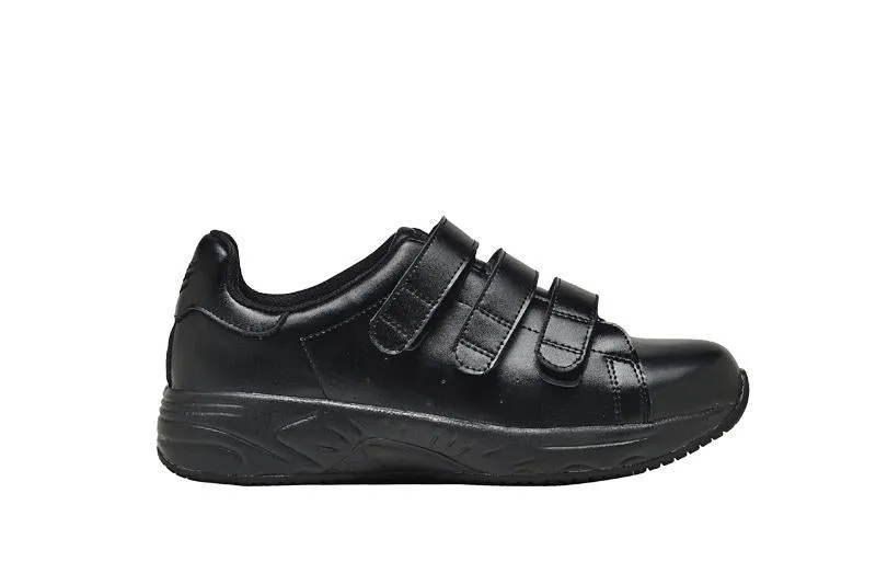 Mt. Emey 4402 Black - Men's Added Depth Oil/Slip Resistant Shoes with Straps