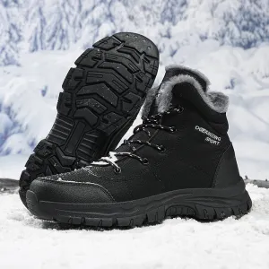 New men's winter Oxford cloth outdoor waterproof non-slip hiking boots warm non-slip men's shoes 39-48