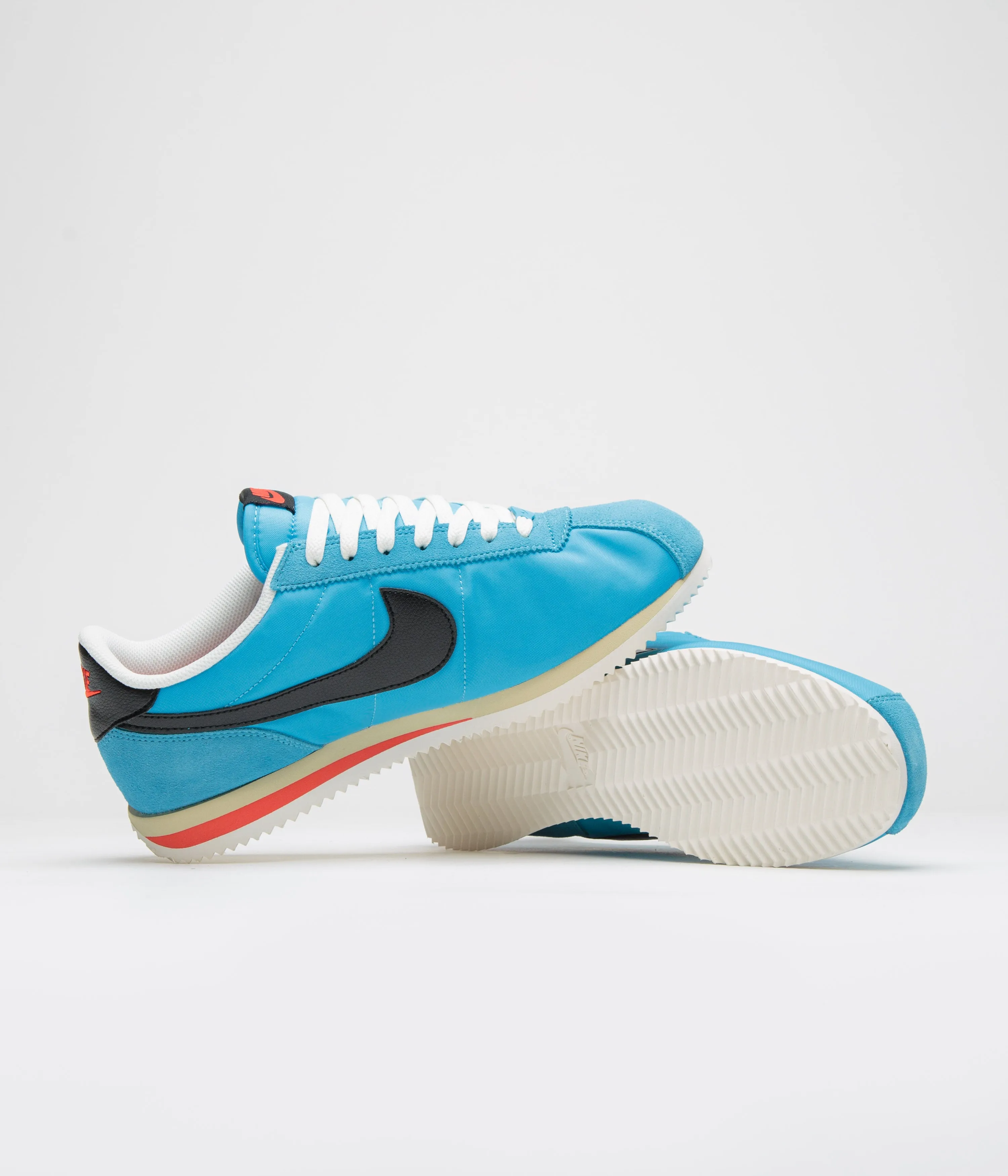 Nike Cortez TXT Shoes - Baltic Blue / Black - Team Gold - Picante Red