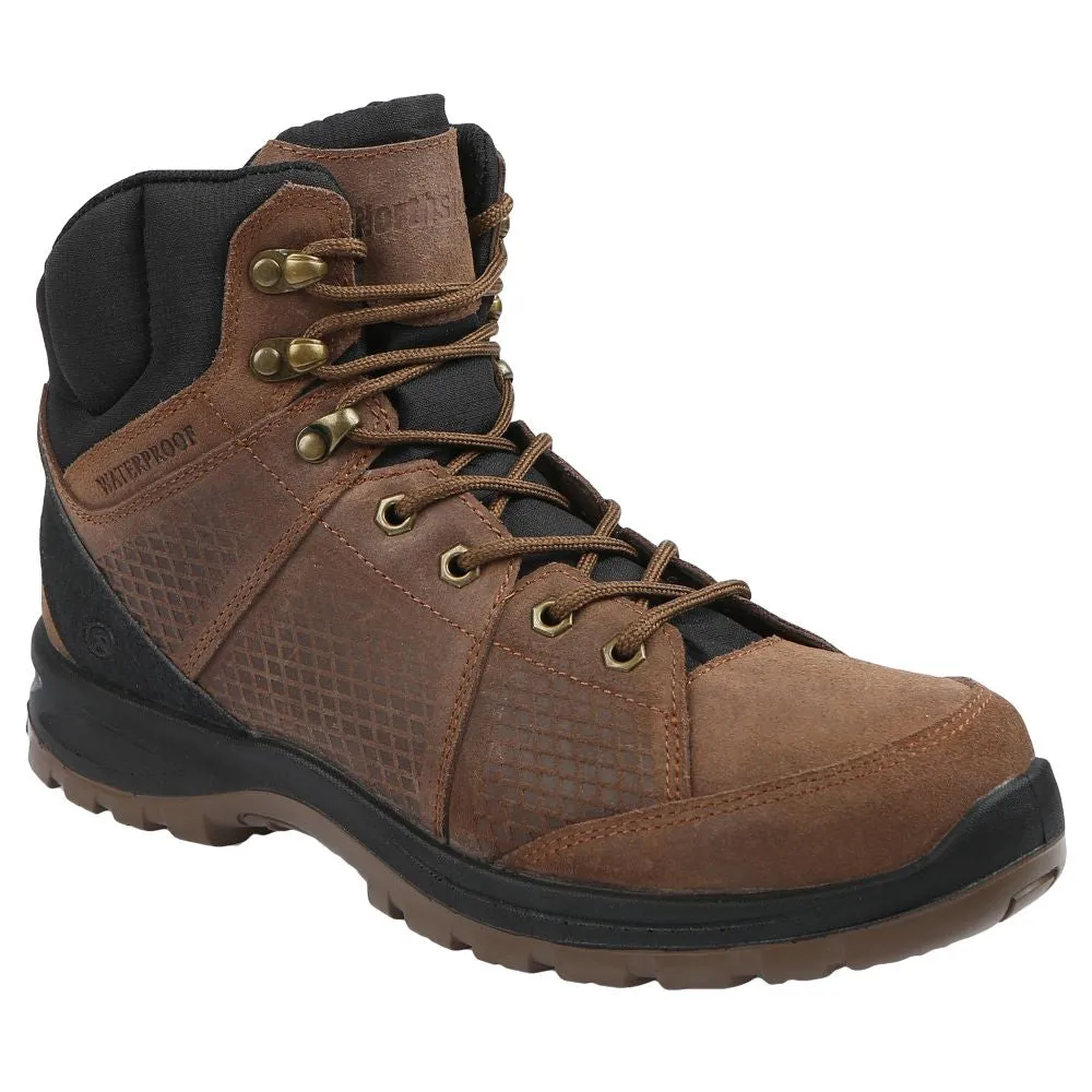 'Northside' Men's Rockford WP Mid Hiker - Dark Brown