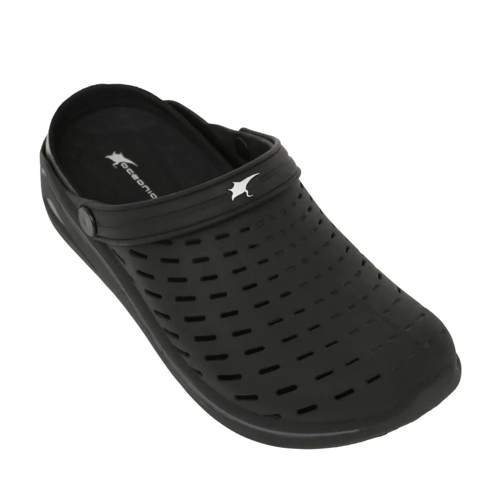 'Oceania' Men's Wakeboard Clog - Black / Grey