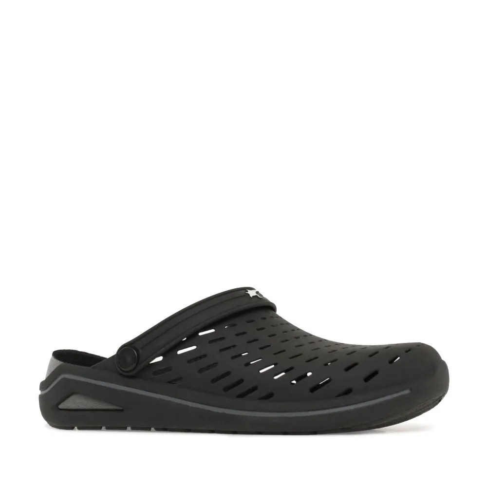 'Oceania' Men's Wakeboard Clog - Black / Grey