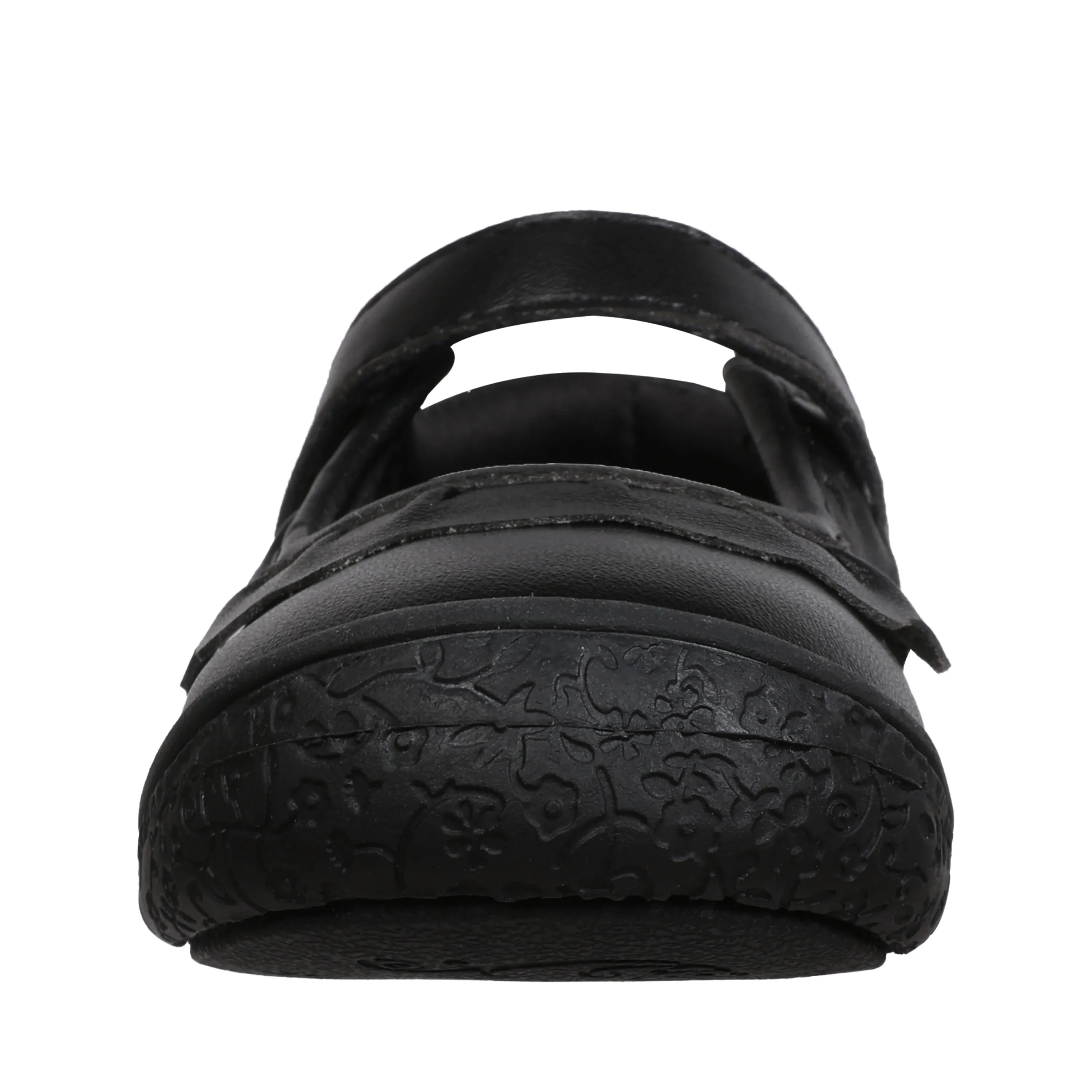 Oomphies Girls' (Sizes 5-3) Amina  Leather Mary Jane - Black/Black