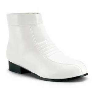 PIMP-50 Fancy Dress Costume Funtasma Men's Shoes White Pu