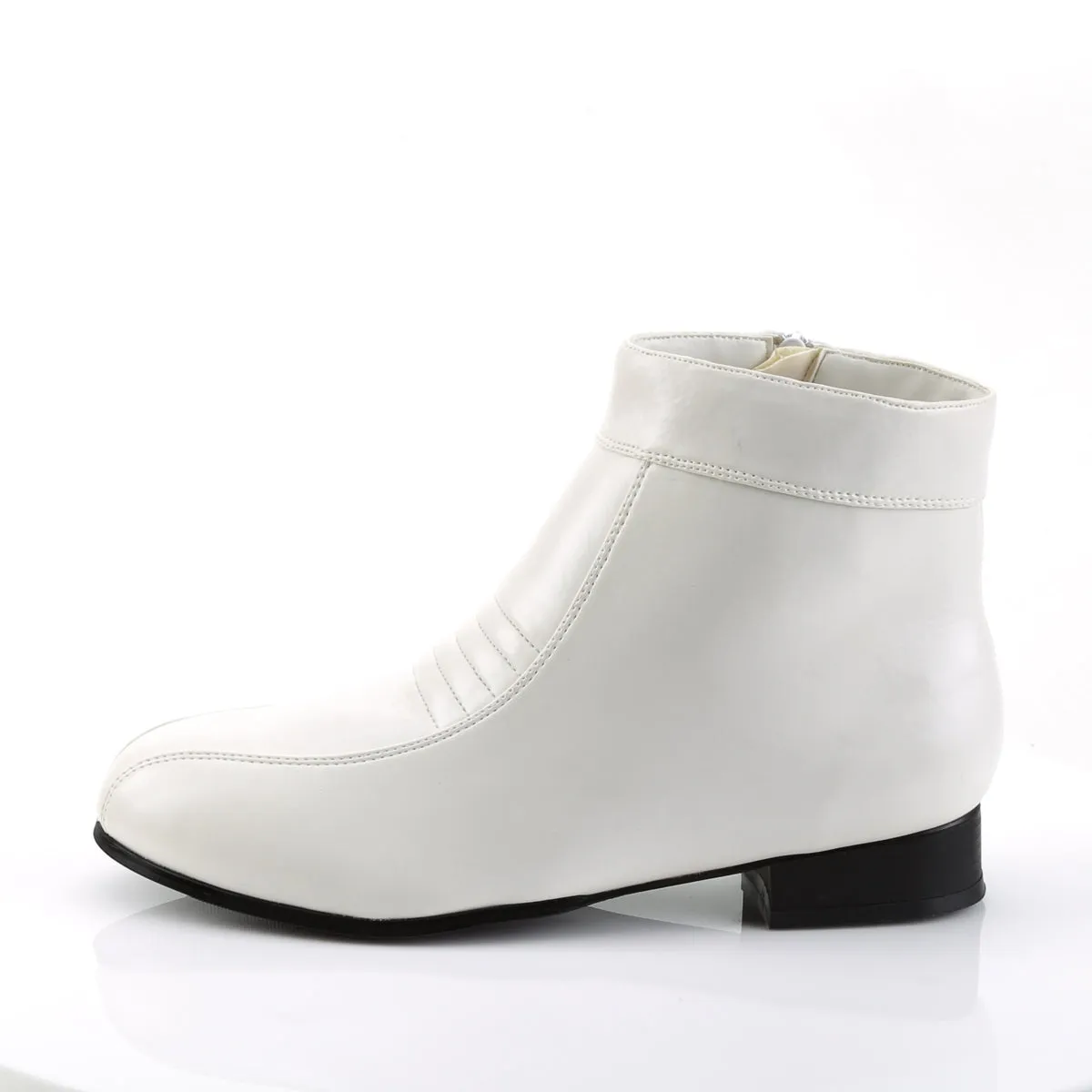 PIMP-50 Fancy Dress Costume Funtasma Men's Shoes White Pu