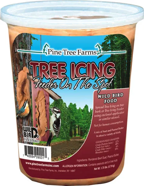 Pinr Tree Farms Tree Icing Suet Spread Peanut Butter 1.75 lb.