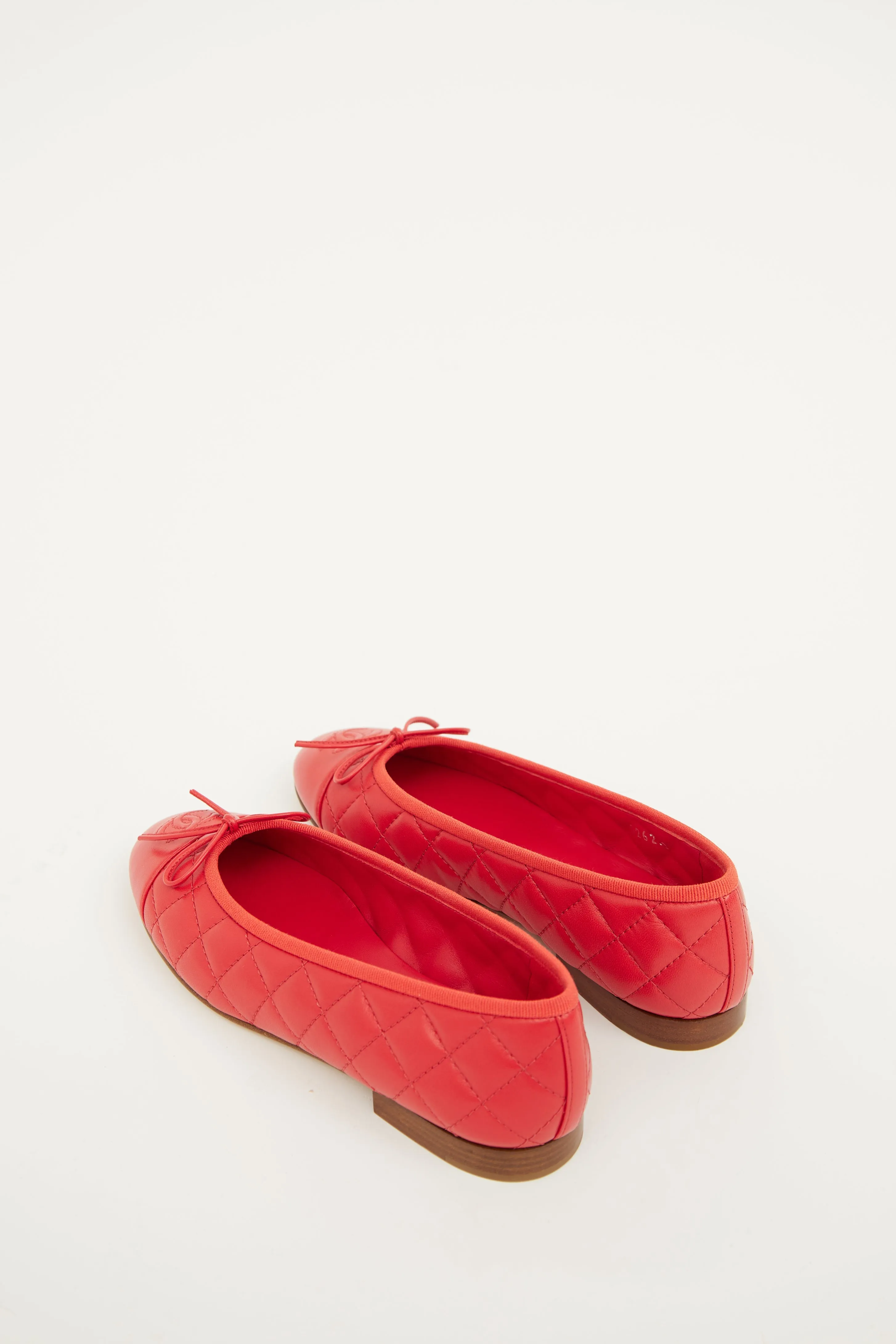 Red CC Ballet Flat