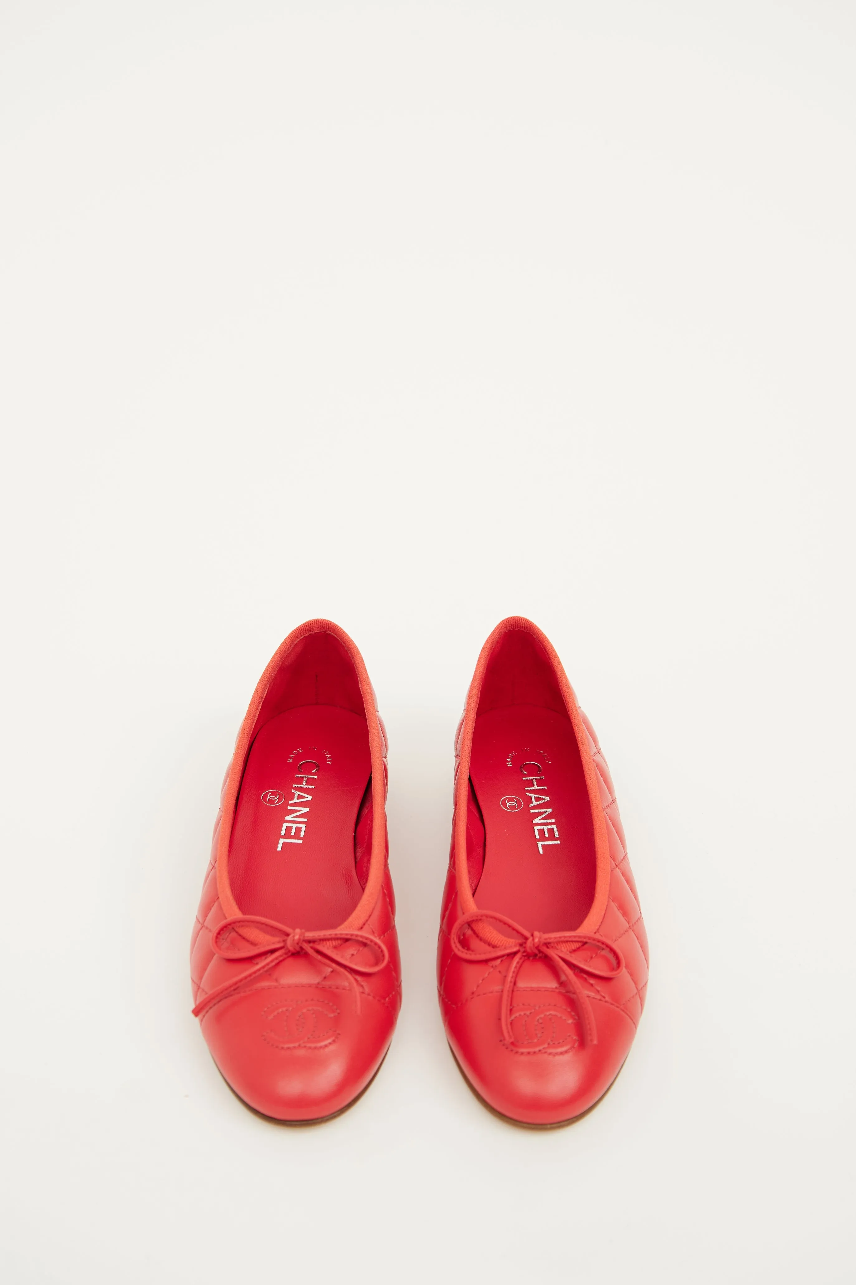 Red CC Ballet Flat