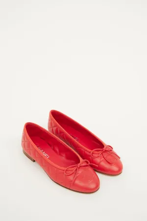 Red CC Ballet Flat