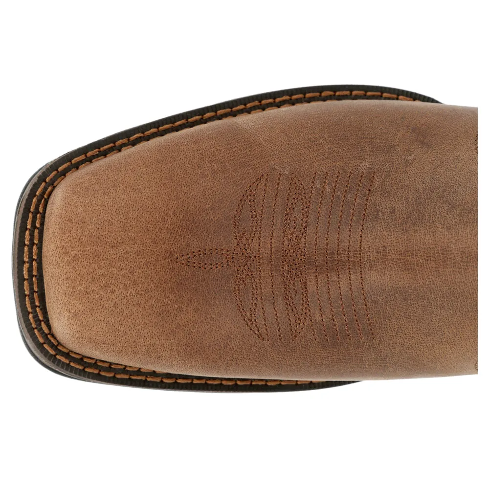 Red Dirt Rebel Square Toe Pull On Boots