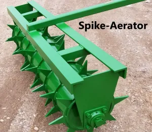 Ripping It Outdoors 6ft. Spike Aerator with 3 Point Hitch or Pull Tongue with 3/8 Thick Spikes