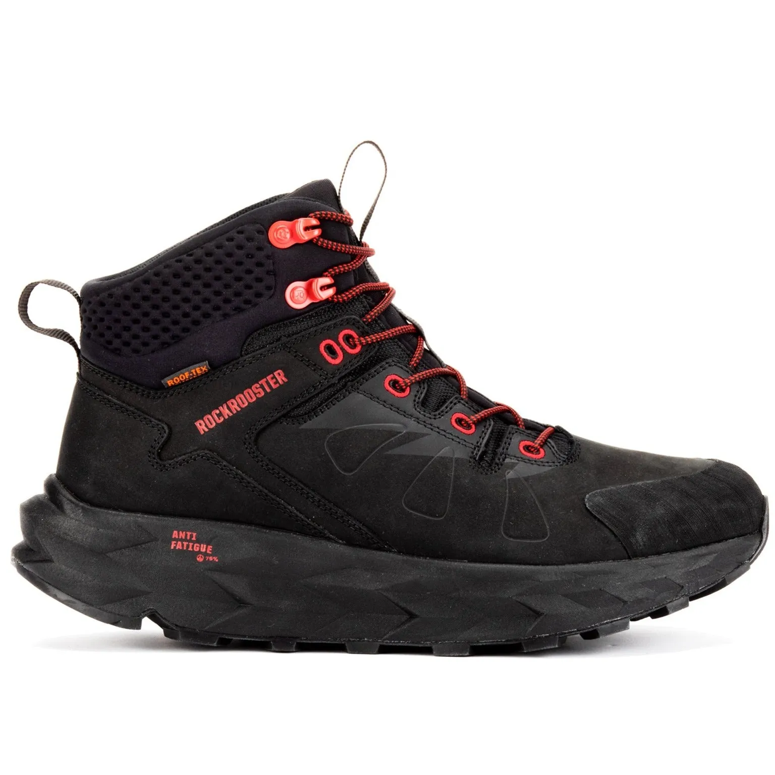 ROCKROOSTER Farmington Black 6 Inch Waterproof Hiking Boots with VIBRAM® Outsole  OC21034