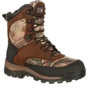 Rocky Core Men's Waterproof Soft Toe Boots Fq0004754 In Brown Realtree Edge