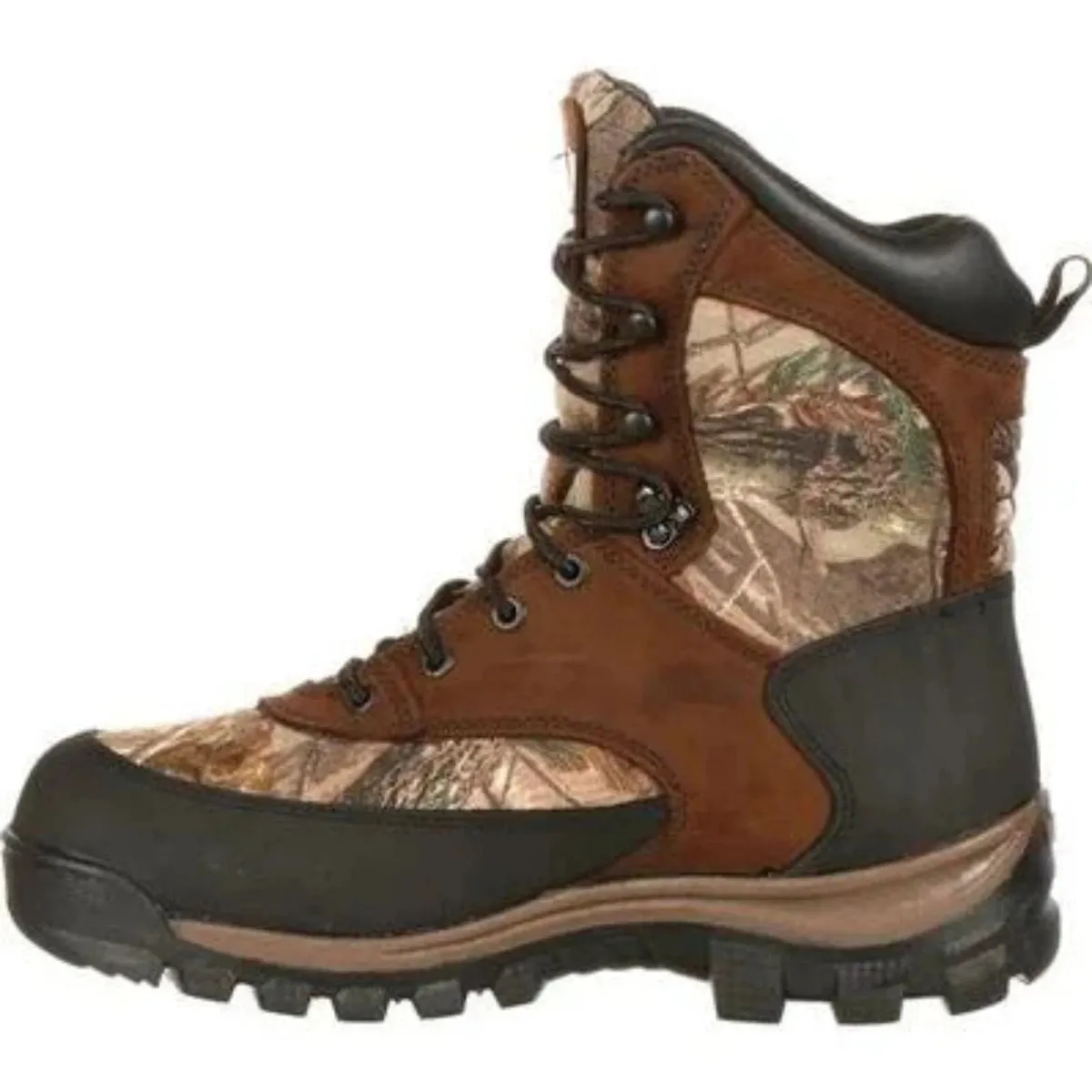 Rocky Core Men's Waterproof Soft Toe Boots Fq0004754 In Brown Realtree Edge