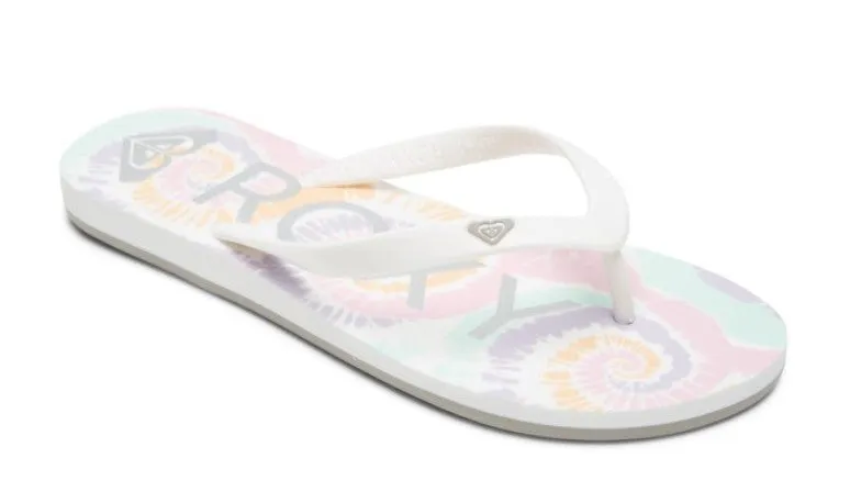 'Roxy' Women's Tahiti VII Sandal - White / Pink / Multi