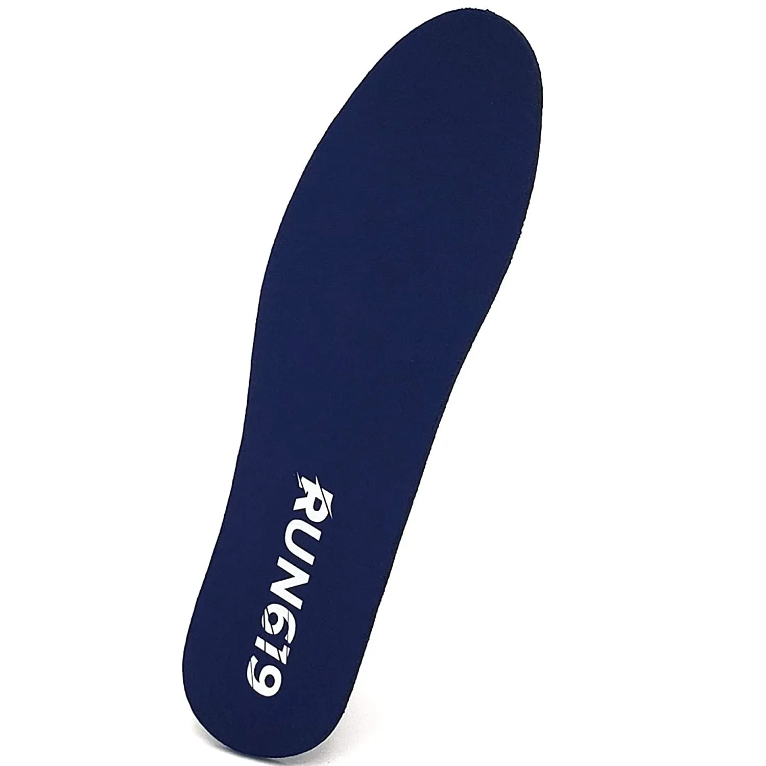 RUN619 |  Thin Flat Cushion Shoe Inserts w/ No Arch Support - Foot Forming | Perfect for Running Walking Work or Hiking | Thin 3mm Insoles