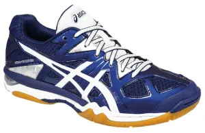 Sale $20 off - Asics Gel-Tactic Unisex Court Shoes, Estate Blue / White / Silver - Discount in the cart