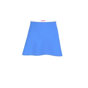 Sechia Cornflower Blue Mini Skater Skirt