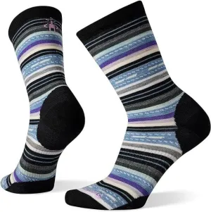 Smartwool Margarita Merino Wool Crew Socks - Black - Medium