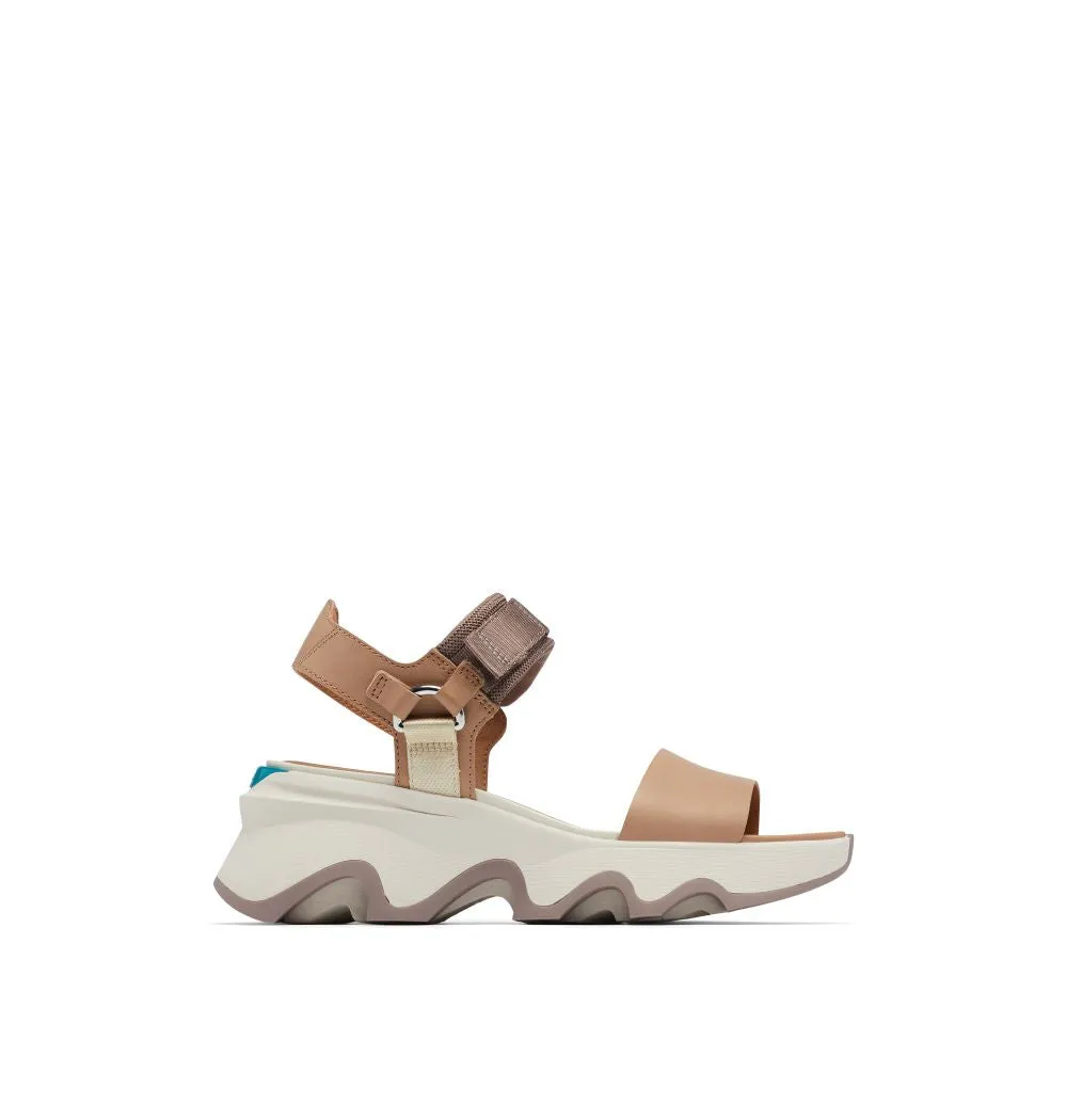 'Sorel' Women's Kinetic Impact Y-Strap High Sandal - Honest Beige / Chalk